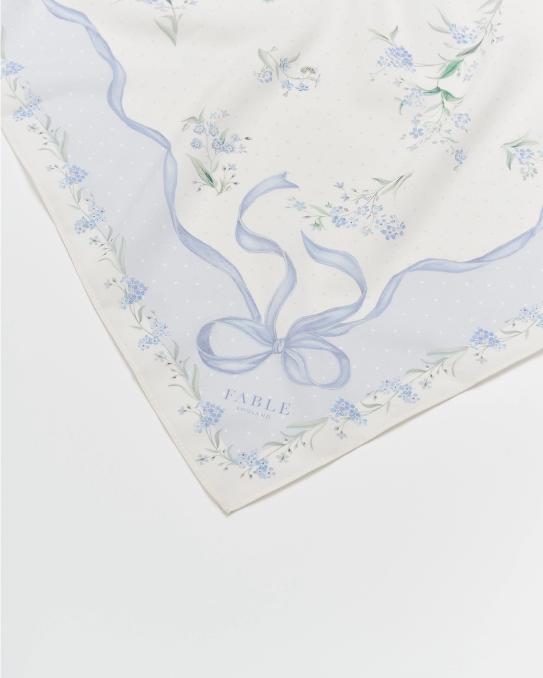 Scarf "Bow and Floral" - 2