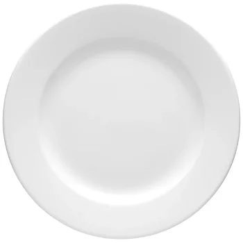 Tallrik Kaszub flat vit 26,5cm
