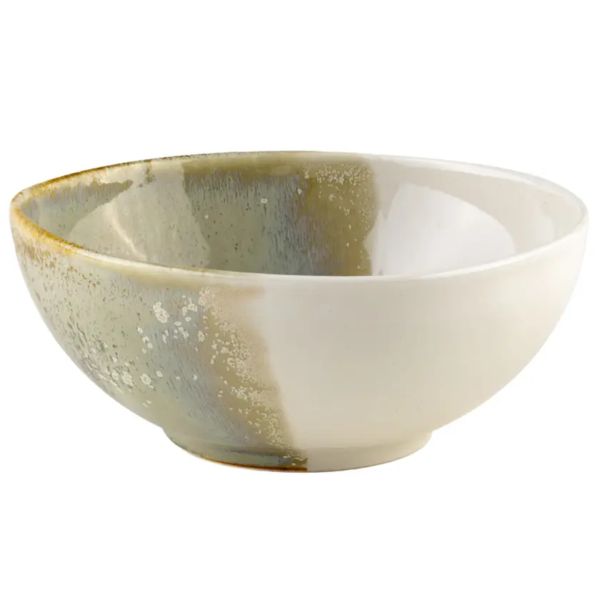 Skål grön/beige 55cl 15cm