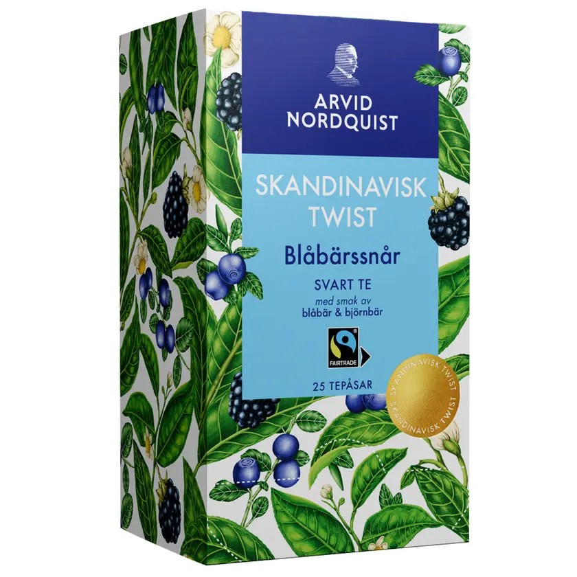 Te Blåbärssnår svart te 25st/f