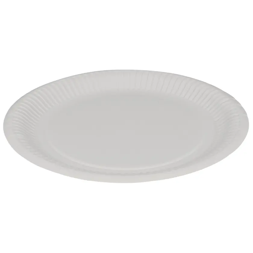 Papperstallrik Ø23cm 50st