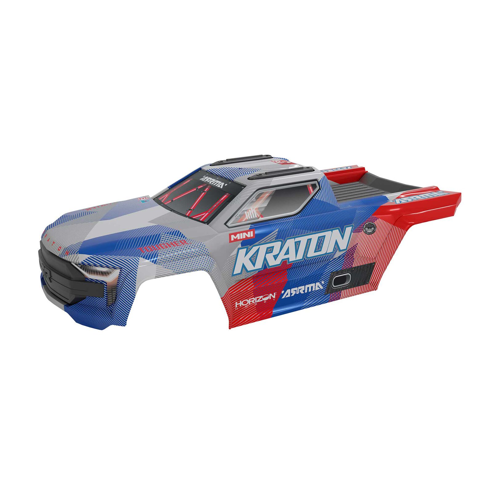 Arrma ARA-2653 MINI KRATON Body, Red/Blue