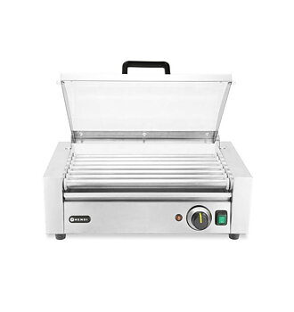 Korvgrill 7 rullar med glaslock