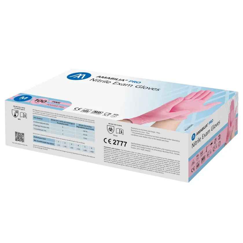 Nitrilhanske L 100/fp Rosa - 4