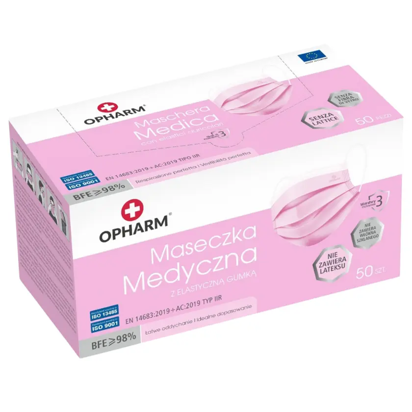 Munskydd IIR 50/fp Rosa - 3