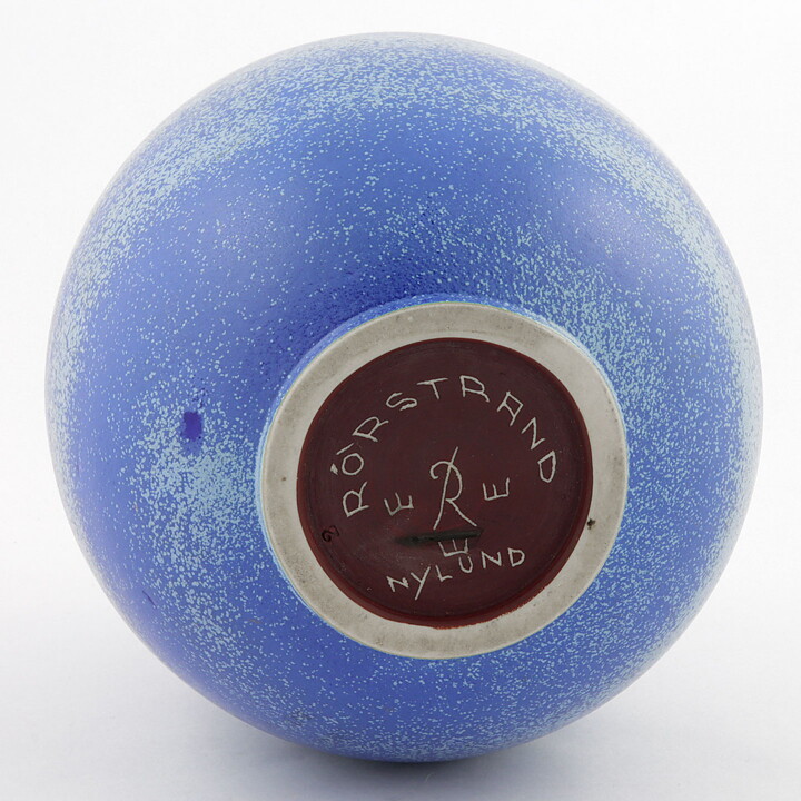 Gunnar Nylund (1942) Blue Swelling Vase 20 cm