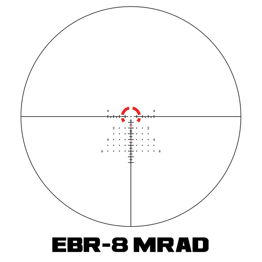 Vortex Strike Eagle 1-10x24 FFP riktm EBR-8 MRAD Belyst - 6