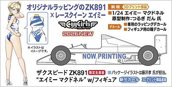 1/24 Zakspeed ZK891 Amy Mcdonnell w figure