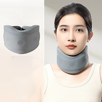 Ergonomic headrest gray