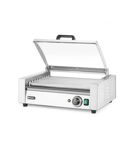 Korvgrill 9 rullar med glaslock