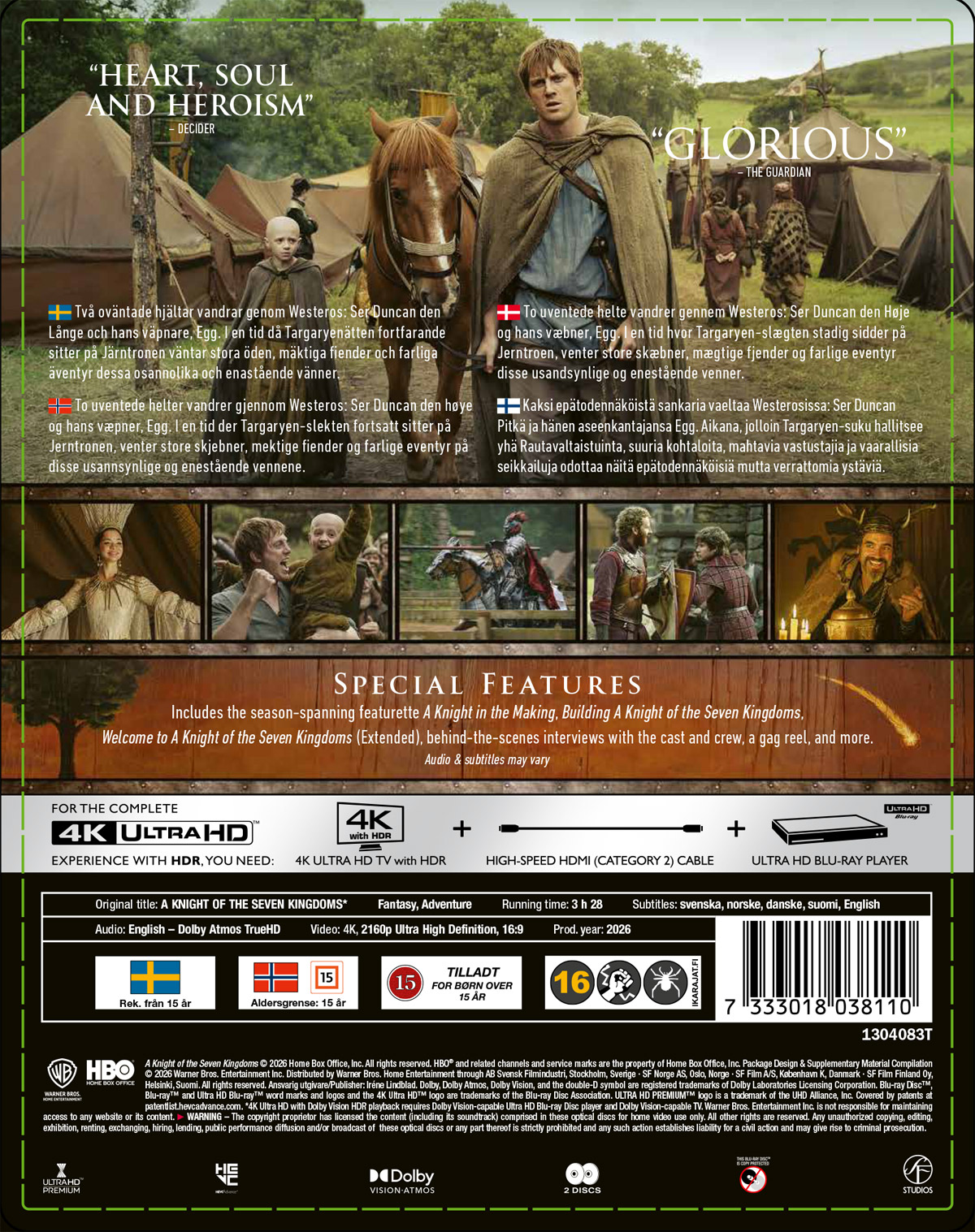 A Knight of the Seven Kingdoms - Säsong 1 (Limited Edition Steelbook) (4K Ultra HD) - 2