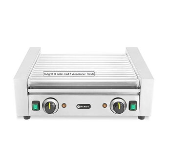 Korvgrill 14 rullar 2 zoner