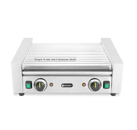 Korvgrill 14 rullar 2 zoner
