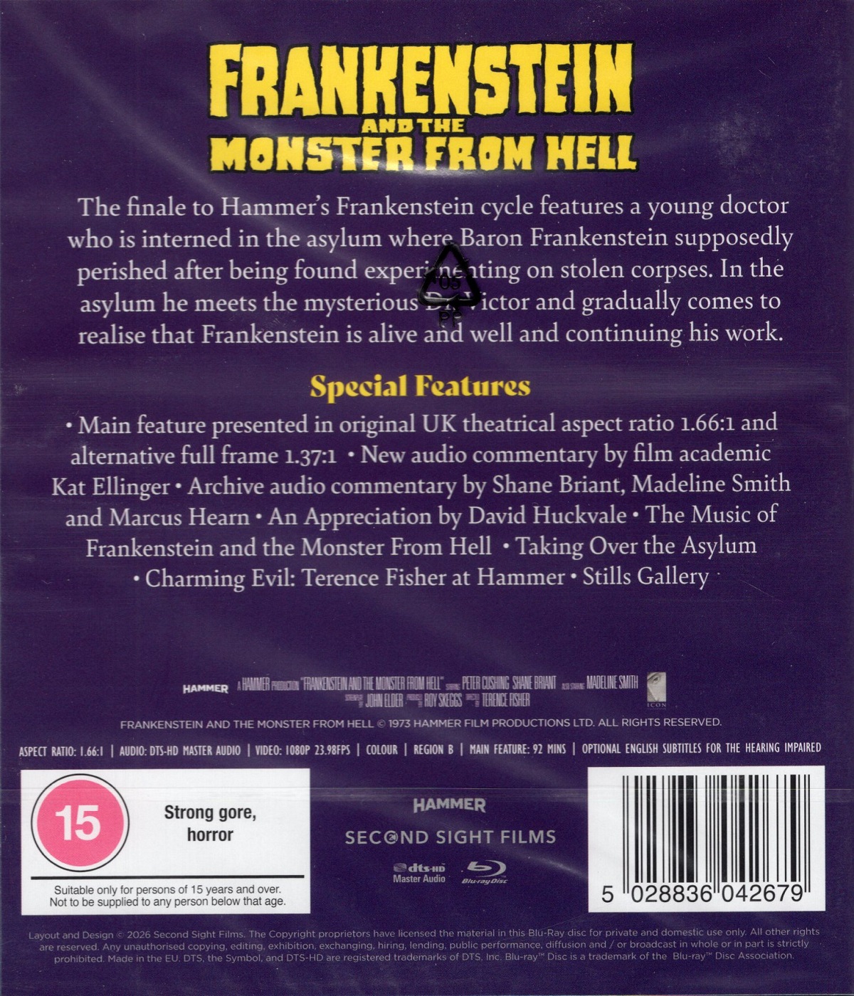 Frankenstein and the Monster From Hell (ej svensk text) (Blu-ray) - 2