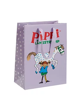Pippi Långstrump : Lila Presentpåse Medium