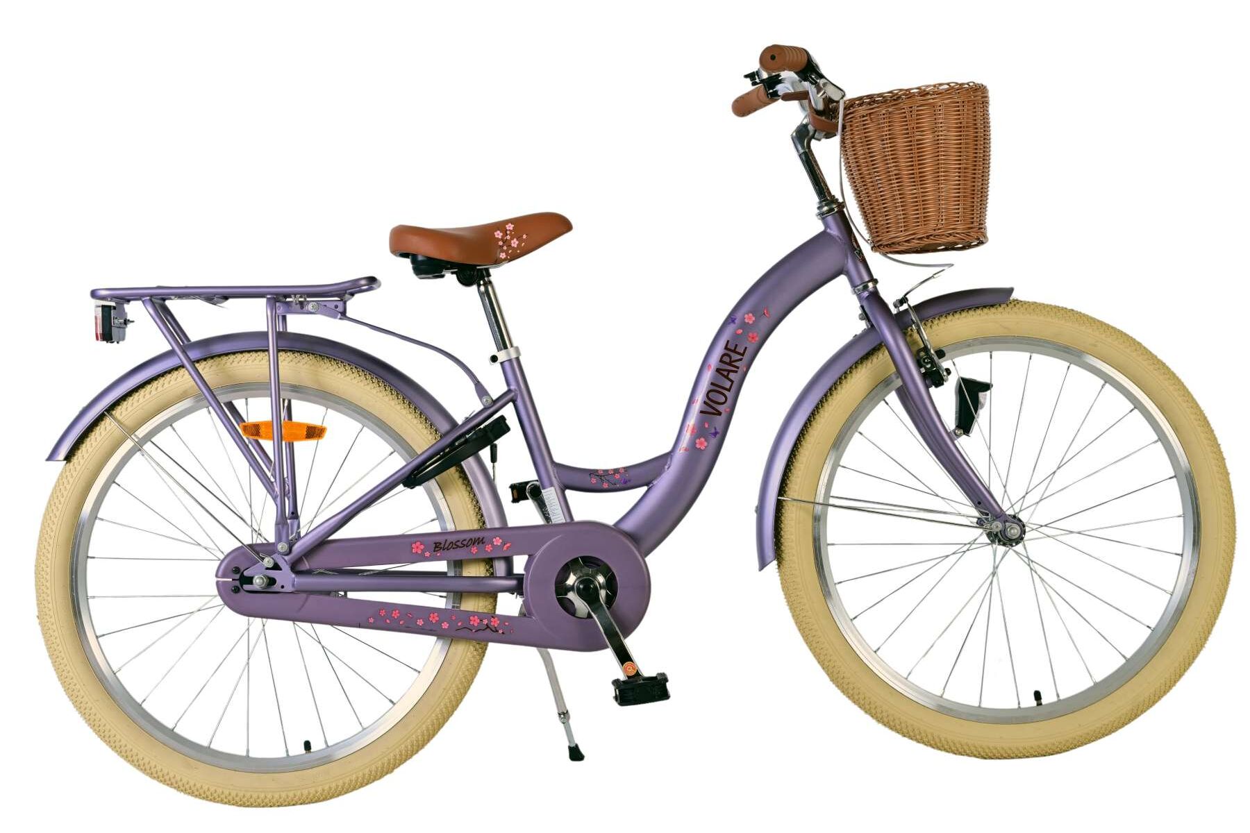 Barncykel Volare Blossom 24 tum – Lila för barn 8–10 år - 9