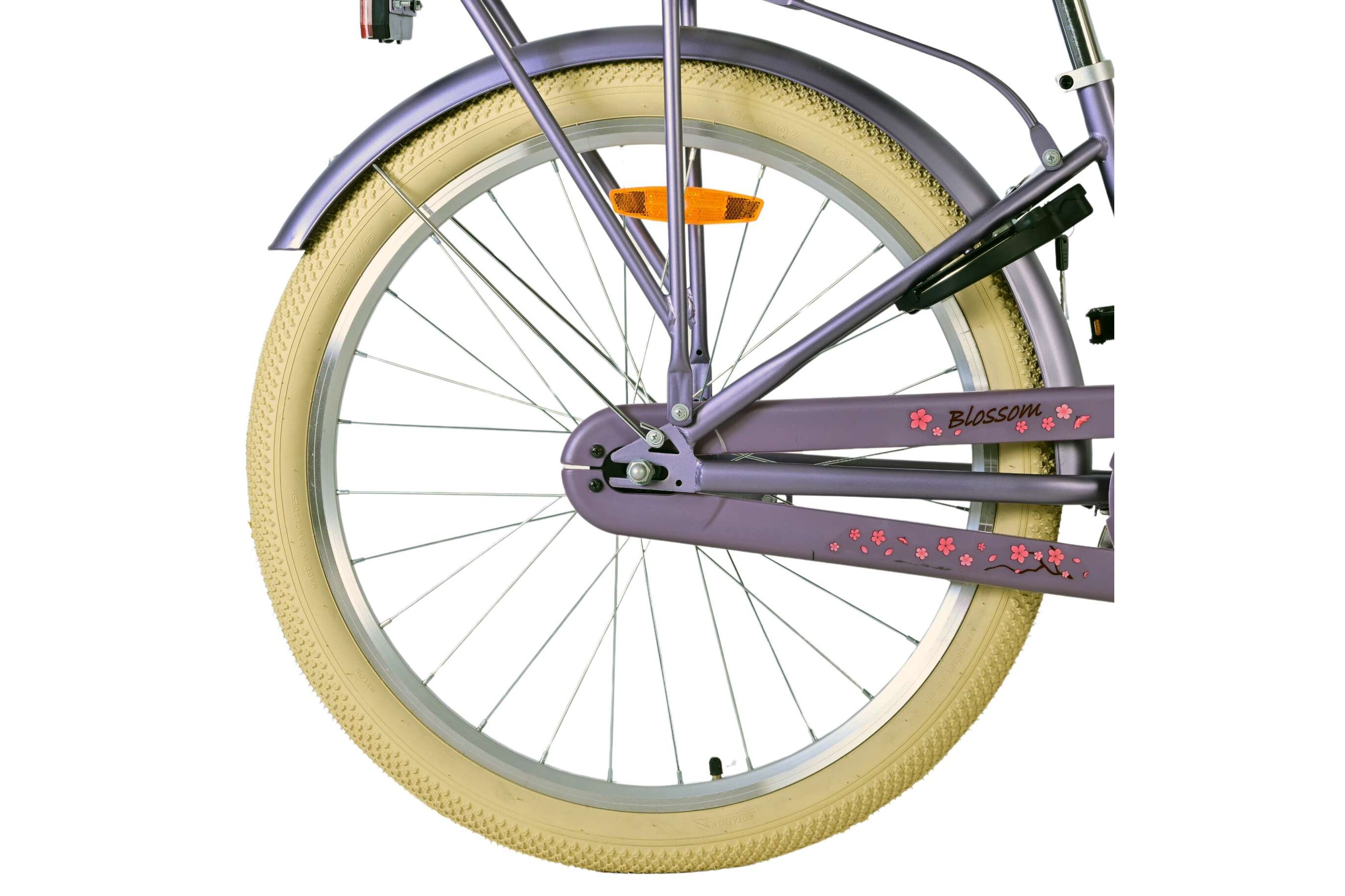 Barncykel Volare Blossom 24 tum – Lila för barn 8–10 år - 5