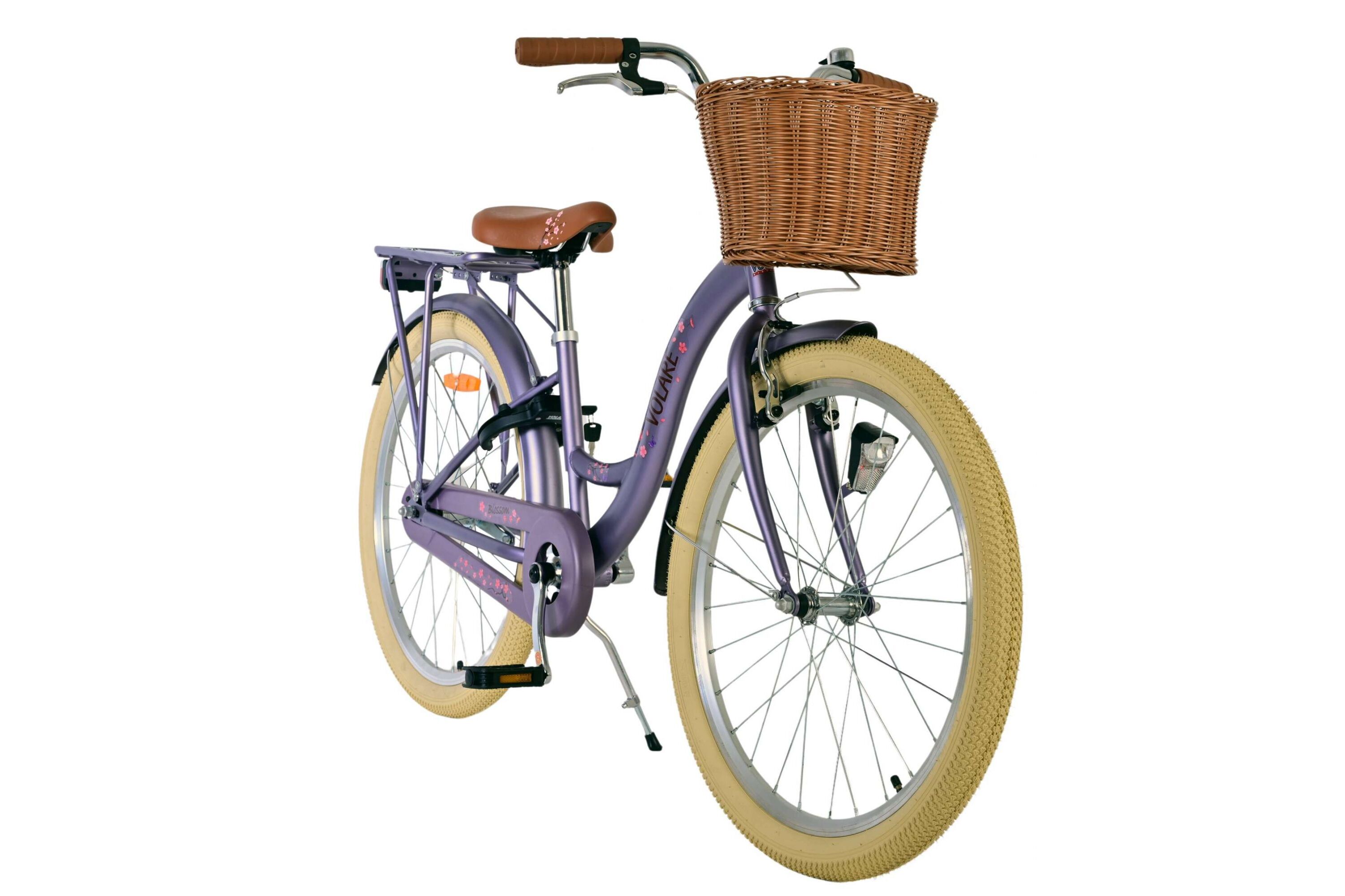 Barncykel Volare Blossom 24 tum – Lila för barn 8–10 år