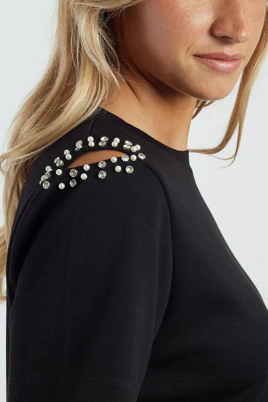 Derhy  - Camille T-Shirt Black - 6