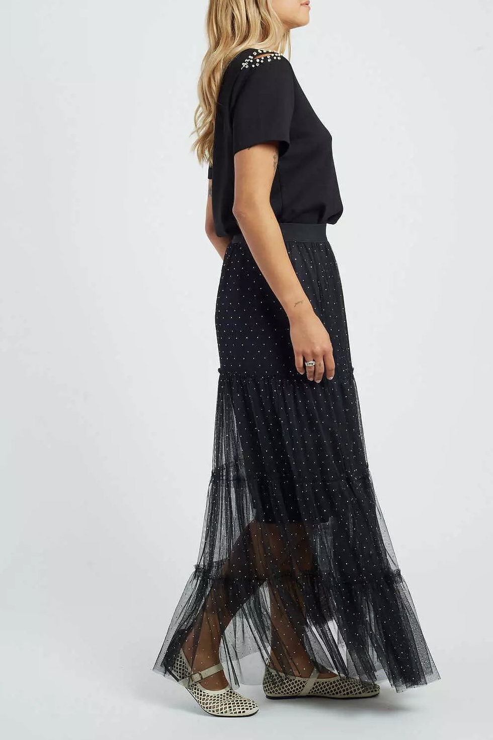 Derhy  - Camille T-Shirt Black - 7