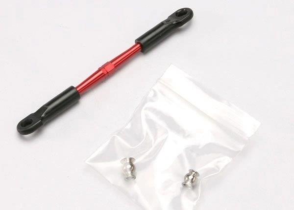 Traxxas Turnbuckle Camber 58mm Komplett Aluminium Röd Jato*