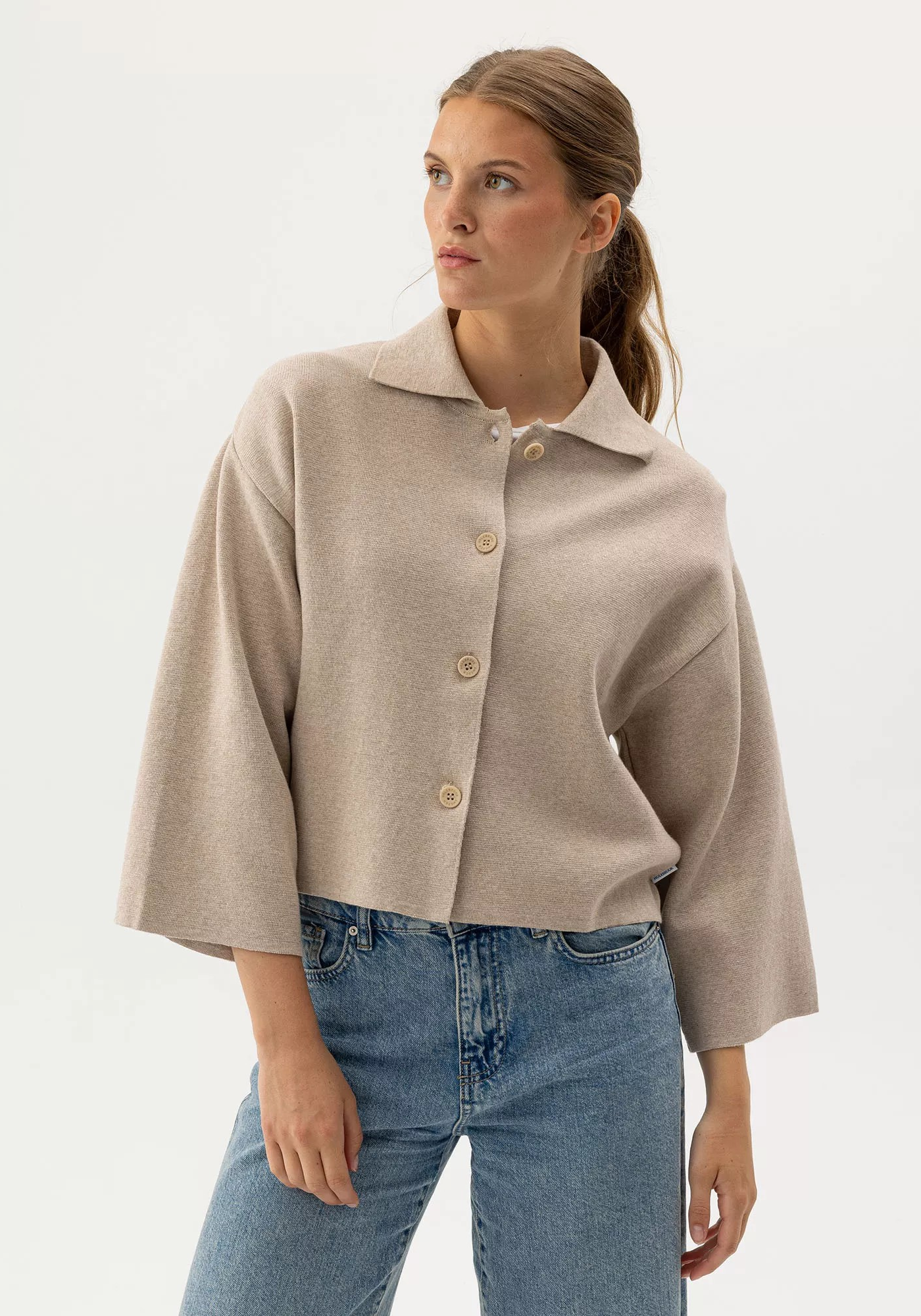 Jane Jacket - Khaki - Holebrook