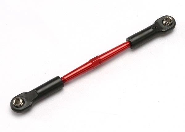 Traxxas Turnbuckle Camber 61mm Komplett Aluminium Röd Jato*