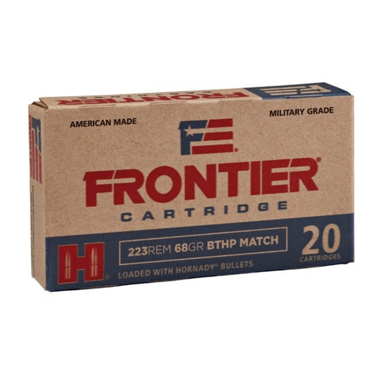 Hornady Frontier® Ammunition 223 REM 68 gr BTHP Match