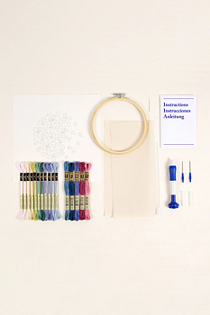 DMC Punch Needle Kit Hydrangea Petals Ø 14,5 cm 