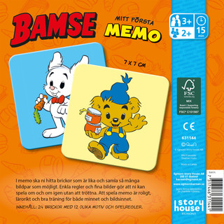 Bamse Mitt första Memo - 2