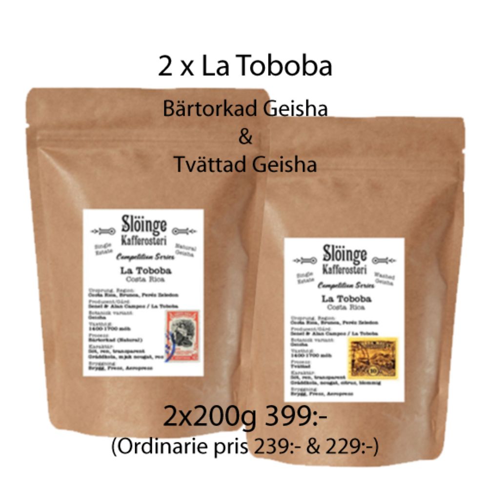 Photo of 2 x La Toboba (Geisha), Costa Rica, 2x200g NYHET!