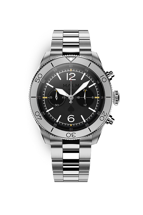 product-image MALM ACE Black Silver Chronograph MW-ACE44bs
