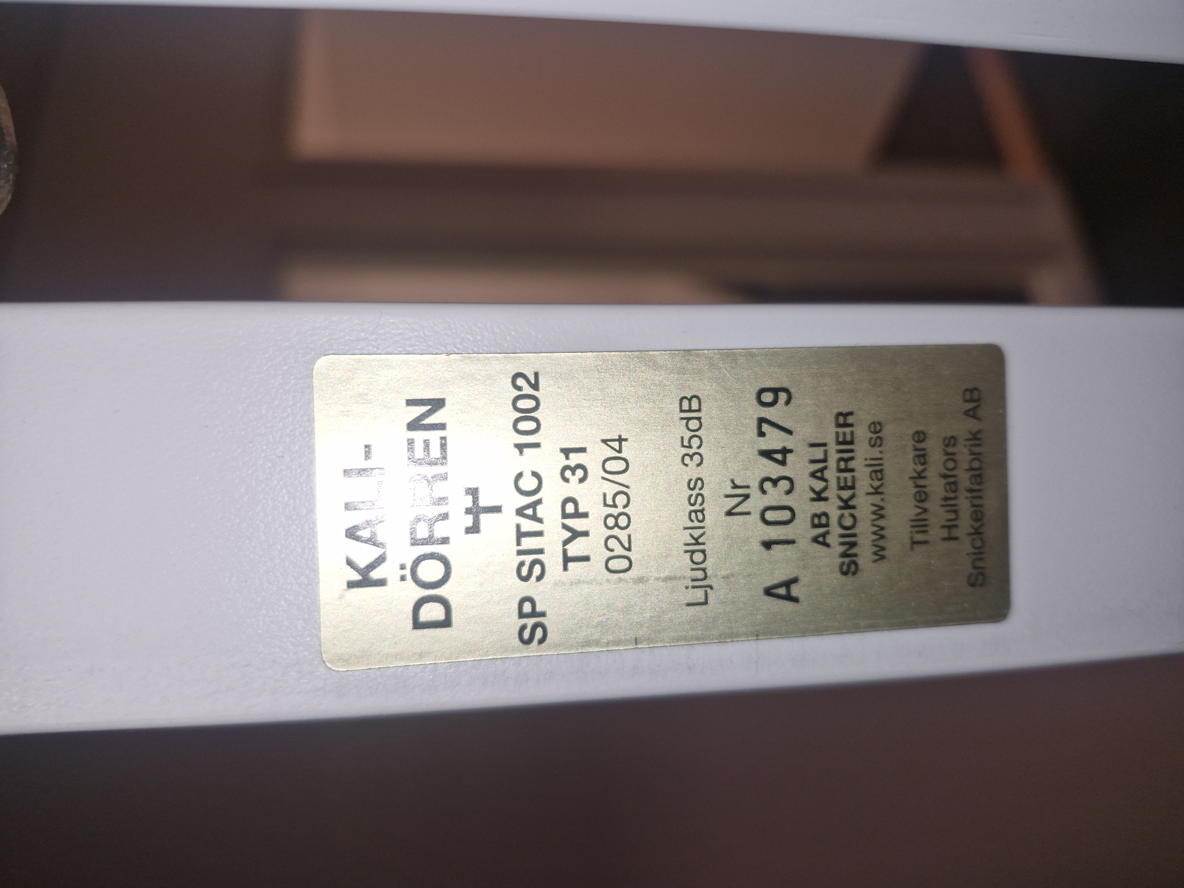 Innerdörr 10x21 VH/HH 35dB - 3