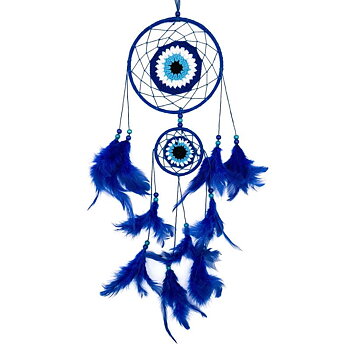 Drömfångare med Nazar-motiv – ±15x55cm