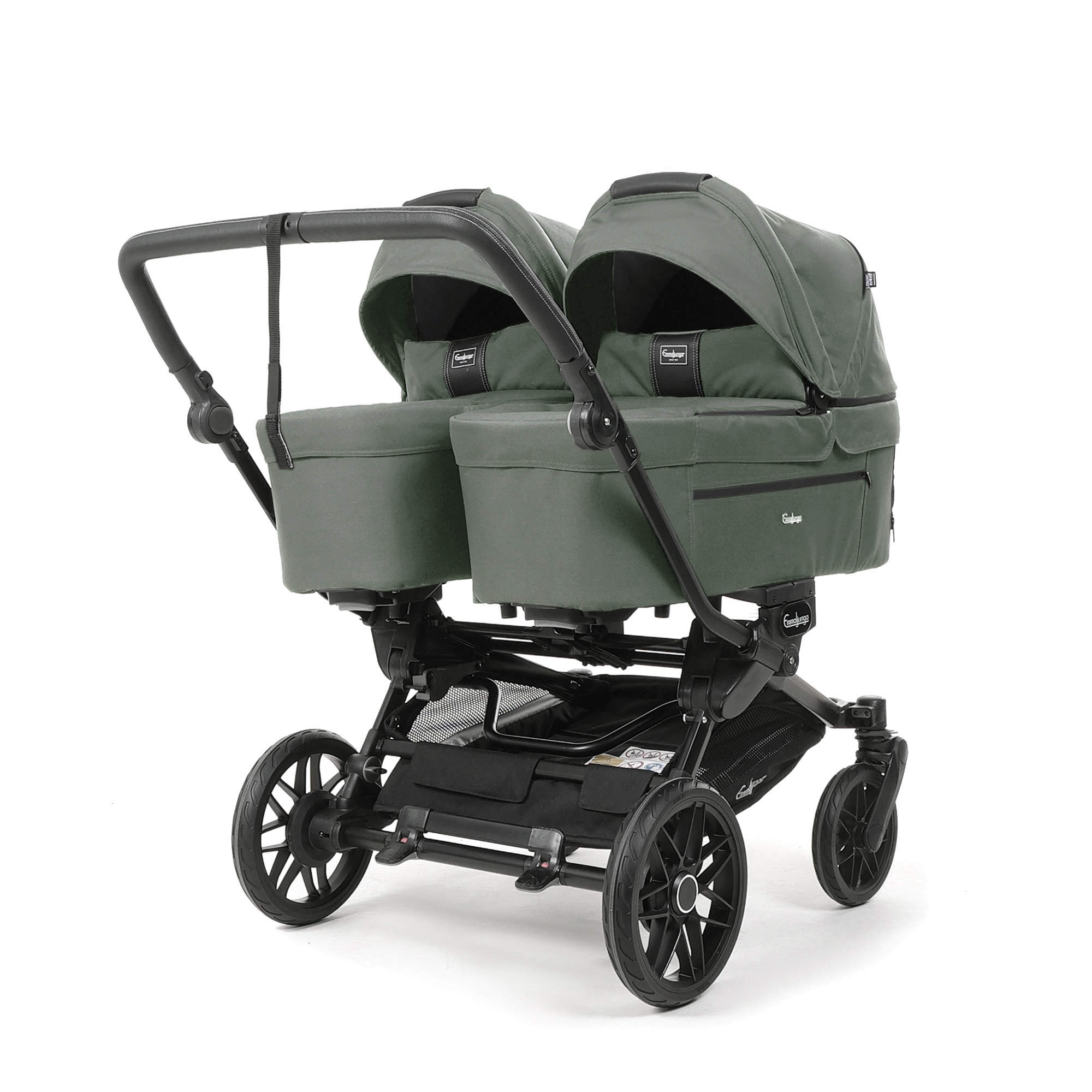 Emmaljunga DOUBLE SENTO FLAT+ TVILLINGVAGN - 7