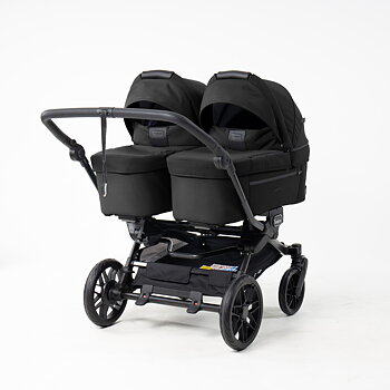 Emmaljunga DOUBLE SENTO My27 FLAT+ TVILLINGVAGN
