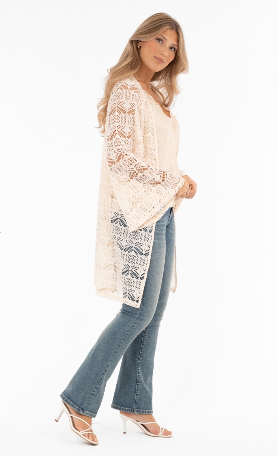 Capri Collection- Nella kaftan creme