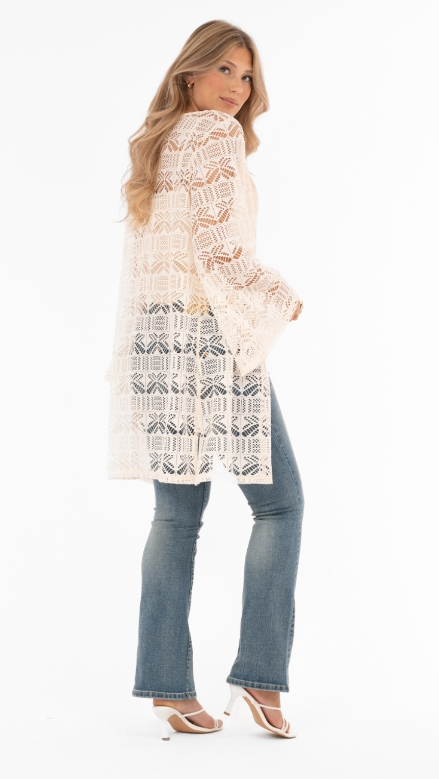 Capri Collection- Nella kaftan creme - 3