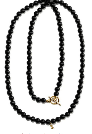 Black Toggle Necklace