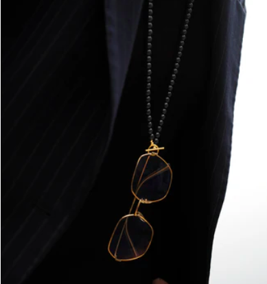 Black Toggle Necklace