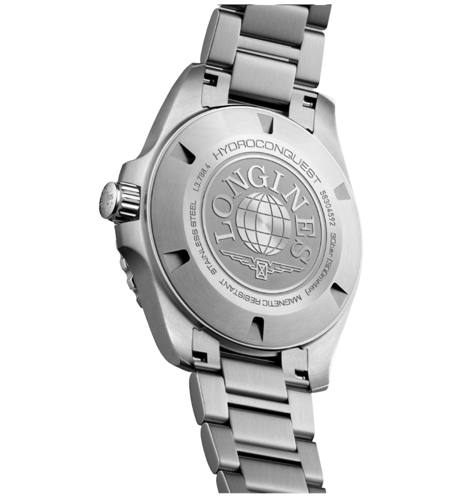 L3.788.4.96.6 Hydroconquest i 42 mm med blå urtavla från Longines