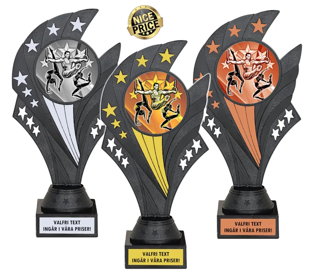 Pokal Black Nova Gymnastik, inklusive gravyr!