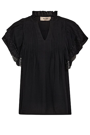 MMWea Flowish Blouse Black