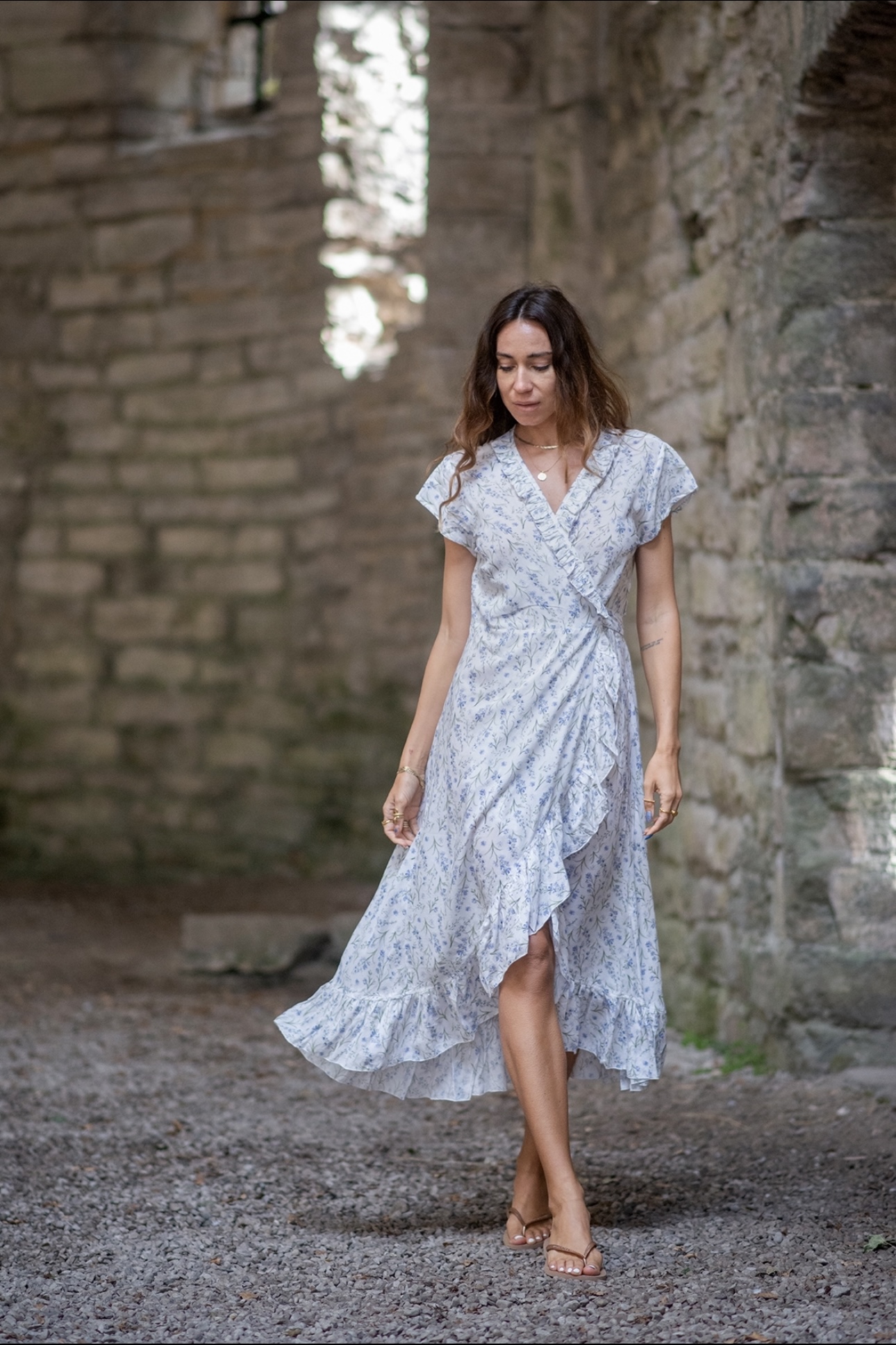 Long Wrap Dress - 2