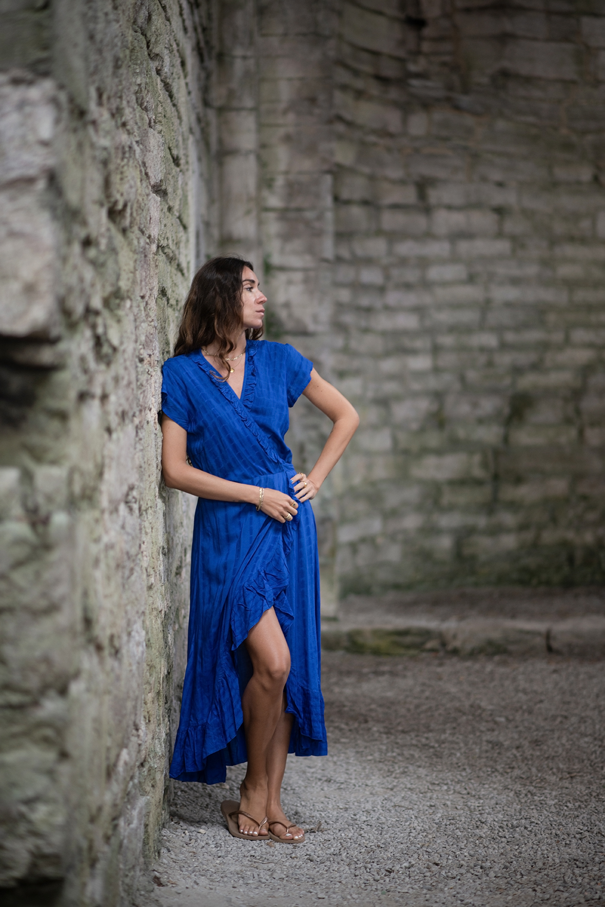 Long Wrap Dress
