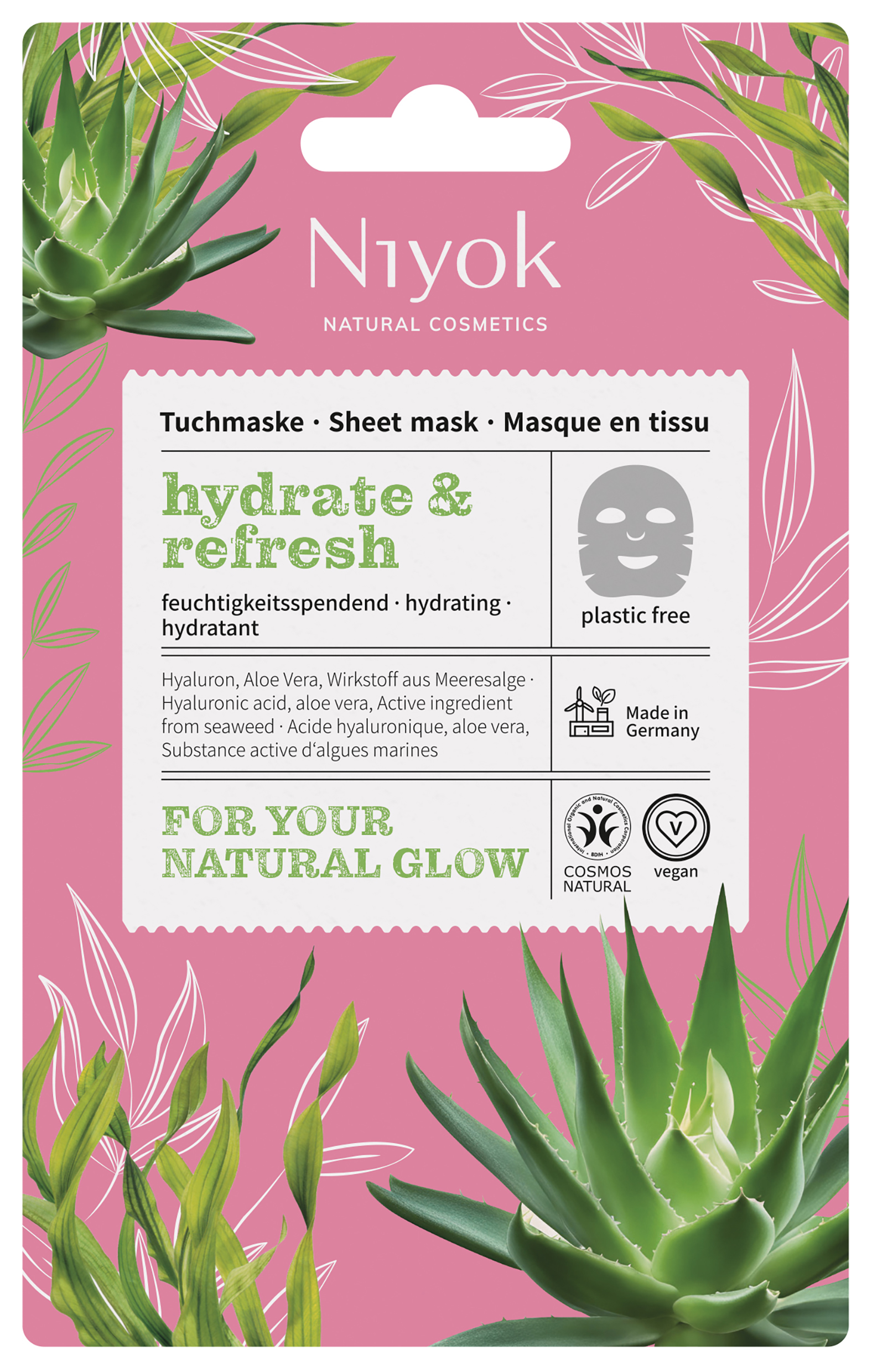 Niyok Moisturising Sheet Mask - Hydrate & Refresh