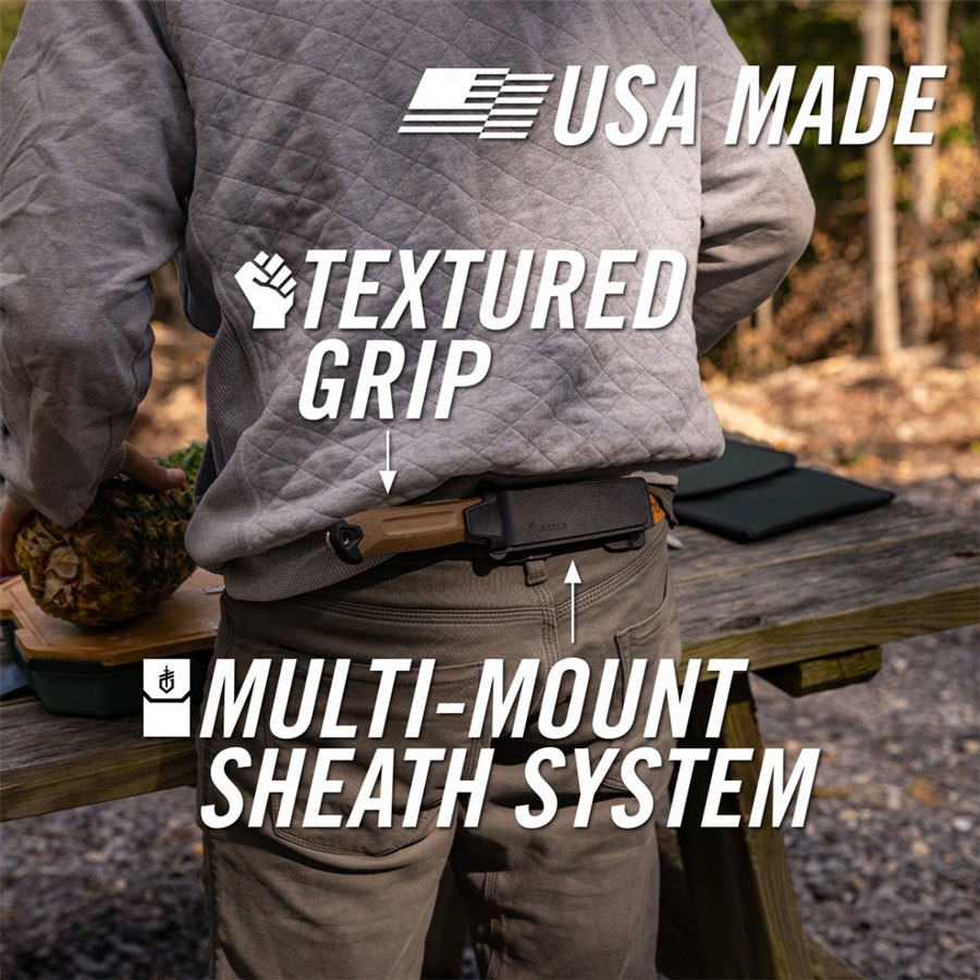 Gerber Strongarm Camp Magnacut Coyote Kniv - 7