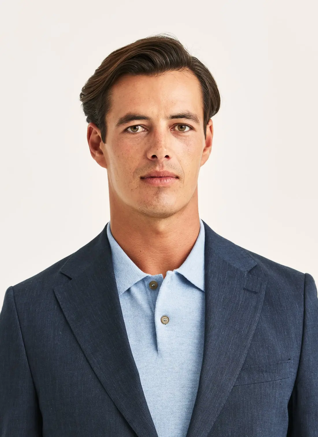 Morris - Linen Suit Jkt - Navy - 3