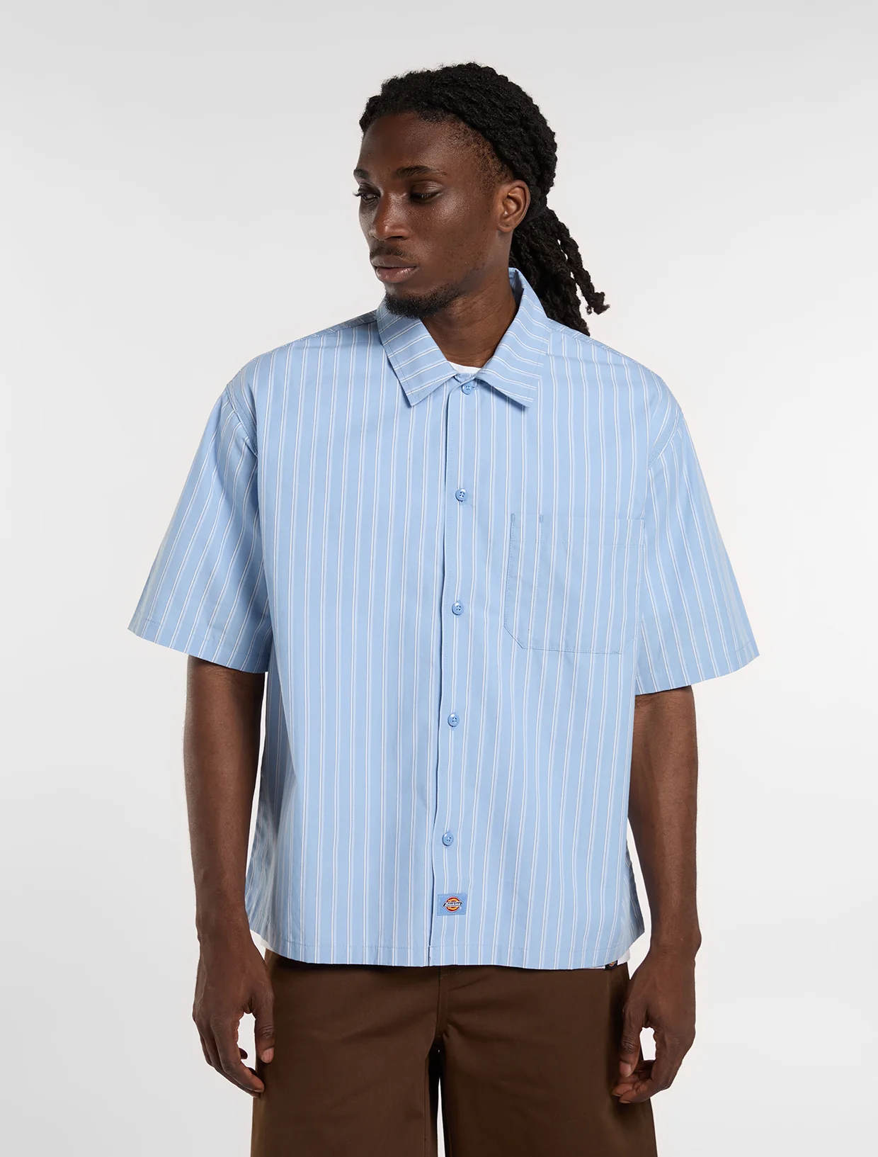 Dickies Venedocia Kortärmad Randig Skjorta  Endless Sky