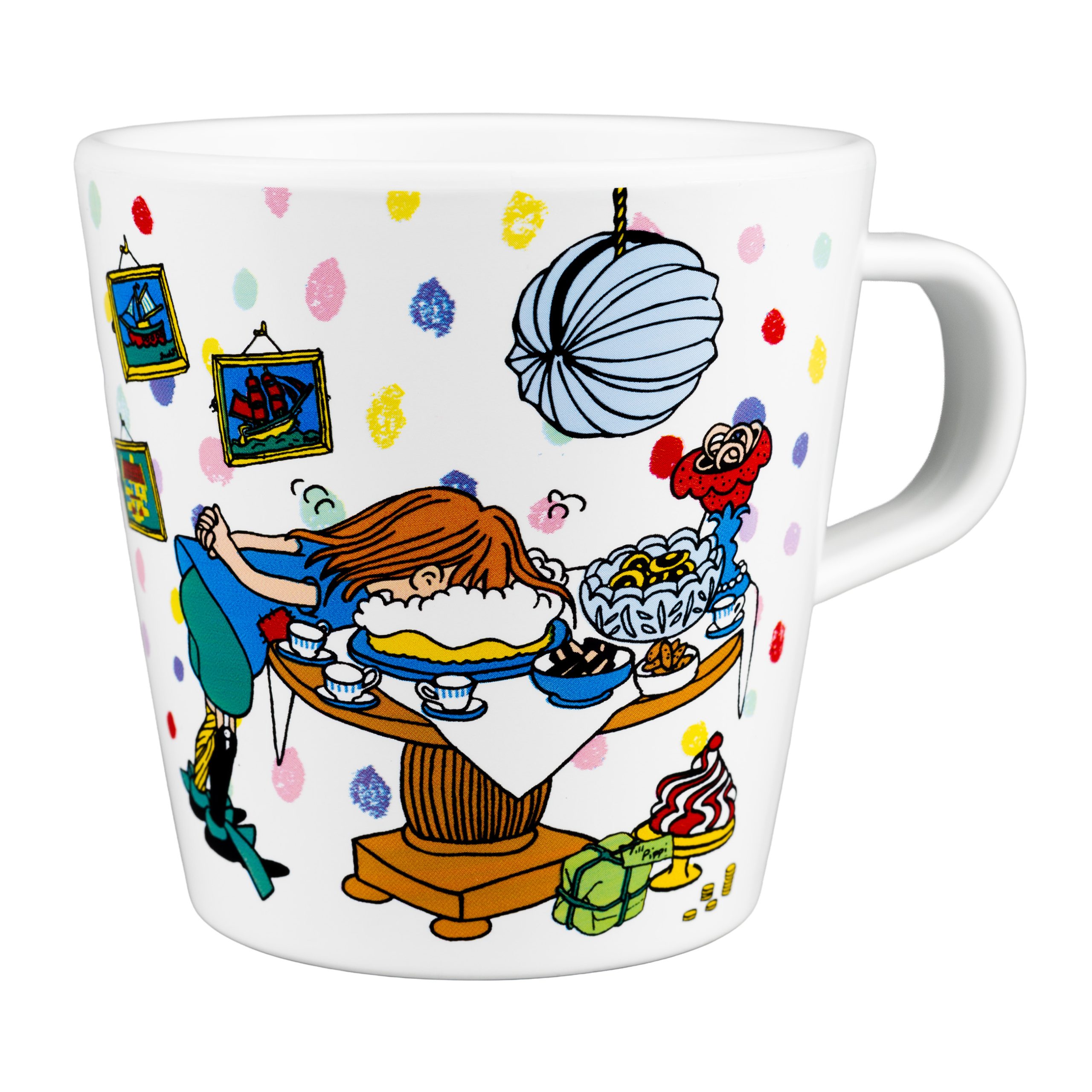 Pippi Födelsedag, Mugg med Handtag